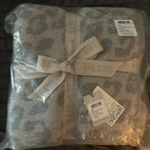 Barefoot Dreams Charcoal Patterned Throw